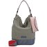 Izzy07 Olga Canvas Schultertasche 27 cm Variante olive Izzy07 Olga Canvas Schultertasche 27 cm Variante olive