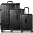  Essentials 14 4 Rollen Kofferset 3-teilig mit Dehnfalte Variante black metallic