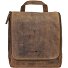  Vintage Kulturbeutel Leder 22 cm Variante brown