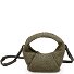  Greta mini weave Handtasche Leder 20 cm Variante sea kelp-black