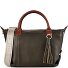  Lucia Schultertasche Leder 35 cm Variante olive