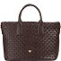  Jaqueline Shopper Tasche Leder 28 cm Variante coffee brown