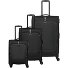  Umbria 4 Rollen Kofferset 3-teilig mit Dehnfalte Variante black