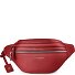  Bologna Leather Double-Zip Gürteltasche Crossbody Leder 25 cm Variante red