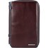  Blue Square Reisepaassetui Leder 14 cm Variante mahogany