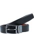  Wendegürtel Leder Variante black-cognac | 100 cm