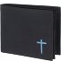  New Cryptan Geldbörse RFID Schutz 12 cm Variante schwarz-freedom cross cyan