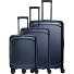  Millennium 4 Rollen Kofferset 3-teilig mit Dehnfalte Variante navy