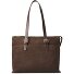  Nubuck Schultertasche Leder 40 cm Laptopfach Variante mocca