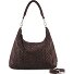  Calm Weave Schultertasche Leder 38 cm Variante dark chocolate
