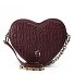 Fashion Schultertasche Leder 19 cm Variante port red Fashion Schultertasche Leder 19 cm Variante port red