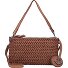  Soft Weaving Michel Schultertasche Leder 23 cm Variante charming cognac