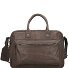  Nasty Cowboys Franklin Aktentasche Leder 40 cm Laptopfach Variante stonegrey