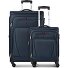  Beaumont 4-Rollen Kofferset S+L mit Dehnfalte Variante navy