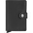  Miniwallet Visitenkartenetui 6 cm Leder Variante black