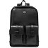  Isaia Daypack Leder 11 cm Laptopfach Variante nero