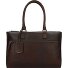  On the move Shopper Tasche Leder 40 cm Laptopfach Variante brown