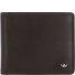  Polo Geldbörse RFID Schutz Leder 12 cm Variante dunkelbraun