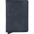  Slimwallet Vintage Kreditkartenetui Geldbörse RFID Leder 6,5 cm Variante black