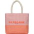  Straw 04 Schultertasche 38 cm Variante papaya-rose