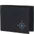  New Cryptan Geldbörse RFID Schutz 11 cm Variante schwarz-windrose 2.0 cyan