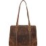  Vintage Shopper Tasche Leder 37 cm Laptopfach Variante brown
