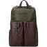  Harper Rucksack RFID Leder 40 cm Laptopfach Variante green-dark brown
