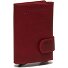  Portland Kreditkartenetui RFID Schutz Leder 7 cm Variante rot