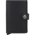 Miniwallet Original Kreditkartenetui Geldbörse RFID Leder 6,5 cm Variante black-navy Miniwallet Original Kreditkartenetui Geldbörse RFID Leder 6,5 cm Variante black-navy