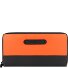  Upcycled Tarpaulin Geldbörse 19 cm Variante orange-black