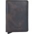  Slimwallet Kreditkartenetui RFID Schutz Leder 6.5 cm Variante chocolate