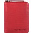  Vintage Washed Geldbörse Leder 10 cm Variante red