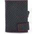 Kartenetui RFID Leder 9 cm Variante schwarz-rot Kartenetui RFID Leder 9 cm Variante schwarz-rot