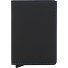 Slimwallet Matte Kreditkartenetui Geldbörse RFID Leder 6,5 cm Variante black & blue  Slimwallet Matte Kreditkartenetui Geldbörse RFID Leder 6,5 cm Variante black & blue