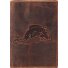Vintage Dokumenten Etui Leder 12 cm Variante karpfen Vintage Dokumenten Etui Leder 12 cm Variante karpfen