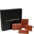  Geldbörse RFID Schutz Leder 11.5 cm Geschenkbox Variante cognac
