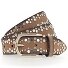  Nietengürtel Leder Variante camel | 80 cm