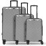 Essentials 18 4 Rollen Kofferset 3-teilig mit Dehnfalte Variante Metallic-Silver Shiny Essentials 18 4 Rollen Kofferset 3-teilig mit Dehnfalte Variante Metallic-Silver Shiny