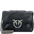 Love Puff Umhängetasche Leder 21 cm Variante nero-old silver Love Puff Umhängetasche Leder 21 cm Variante nero-old silver