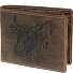  Vintage Geldbörse Leder 12,5 cm Variante cow