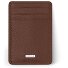  Leather Essentials Kreditkartenetui RFID Leder 7 cm mit Geldscheinklammer Variante cognac