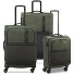  Metropolitan 4 Rollen Kofferset 3-teilig mit Dehnfalte Variante green