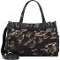  Handtasche Leder 25 cm Variante cioccolato+oro+t-nero