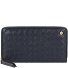 Piuma Geldbörse Leder 19 cm Variante navy Piuma Geldbörse Leder 19 cm Variante navy