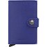  Miniwallet Crisple Kreditkartenetui Geldbörse RFID Leder 6,5 cm Variante cobalt
