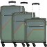  Sky Surfer 4 Rollen Kofferset 3-teilig Variante black-red