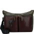 Harper Umhängetasche Leder 34 cm Laptopfach Variante green-dark brown Harper Umhängetasche Leder 34 cm Laptopfach Variante green-dark brown