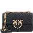  Love One Schultertasche Leder 21 cm Variante nero-antique gold