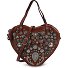  Valentina Handtasche Leder 21 cm Variante cognac
