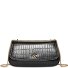  CK Croc Schultertasche 30 cm Variante black